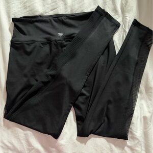 Black Leggings - Mesh Side